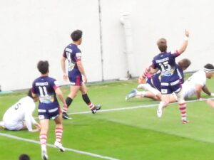 花園近鉄ライナーズvsドコモレッドハリケーンズ(大阪ダーヒー)