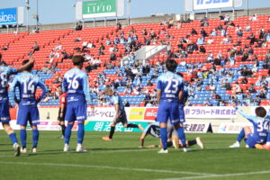 4月11日　14：03キックオフ Jリーグ 百年構想リーグ　FC大阪VSカターレ富山