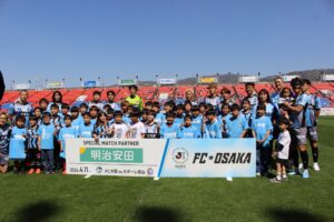 4月11日　14：03キックオフ Jリーグ 百年構想リーグ　FC大阪VSカターレ富山
