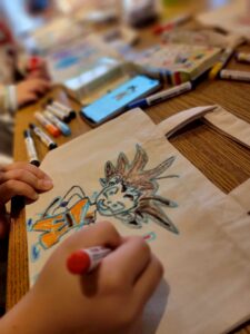 4月のてらこもんず開催　オリジナルトートバック作成！