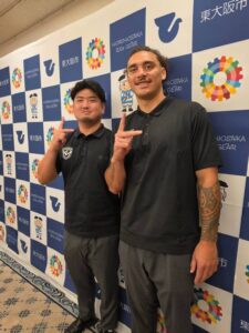 近鉄花園ライナーズ 東大阪市長表敬訪問