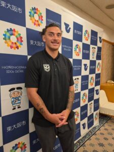 近鉄花園ライナーズ 東大阪市長表敬訪問
