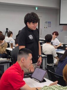 近畿大学の授業にライナーズ河村選手登壇