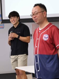 近畿大学の授業にライナーズ河村選手登壇
