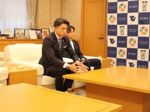 FC大阪 東大阪市長表敬訪問