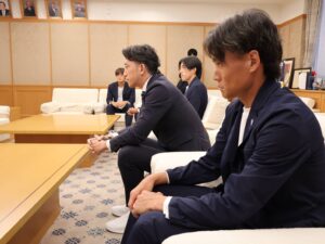 FC大阪 東大阪市長表敬訪問