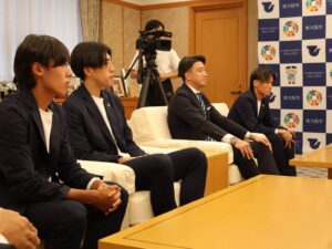 FC大阪 東大阪市長表敬訪問