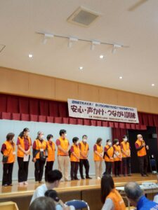 第10回　英田南校区「安心・声かけ・つながり訓練」
