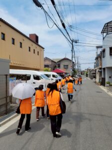 第10回　英田南校区「安心・声かけ・つながり訓練」