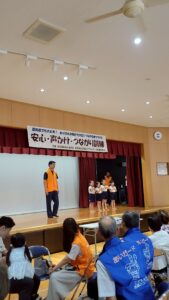第10回　英田南校区「安心・声かけ・つながり訓練」